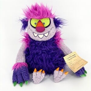 2007 Gund Prototype Sample Rare Plush Laughing Monster with Purple and Pink Fur